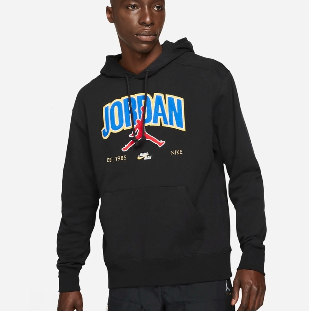 Jordan Jumpman Men's Pullover Hoodie M Black